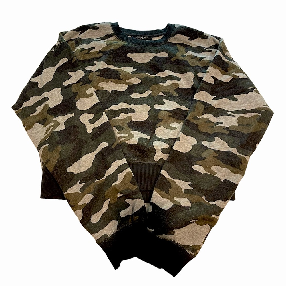 Soft, camouflage crewneck (Mandee, L)